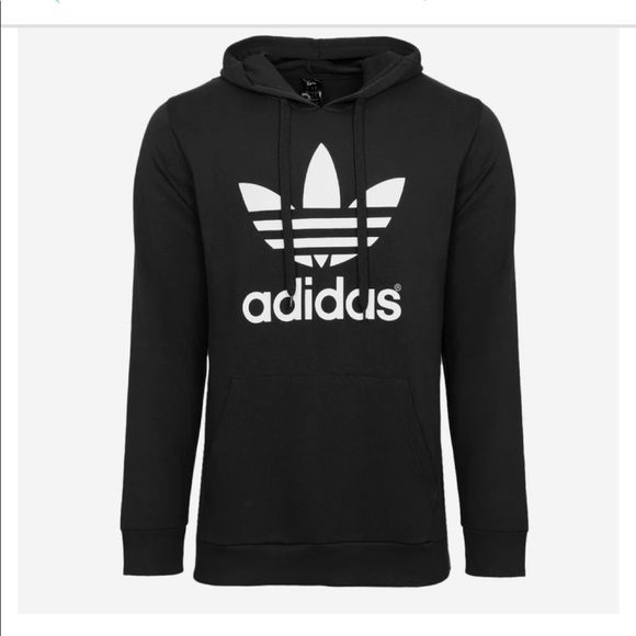 adidas Other - NWT Mens Adidas Black Trefoil Fleece Hoodie